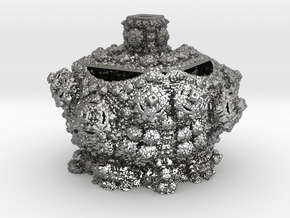 Fractal Urn in Natural Silver