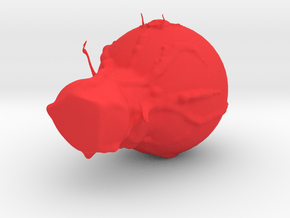 Blob monster in Red Processed Versatile Plastic