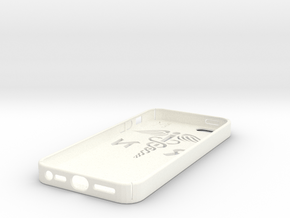 iPhone 5 case with the RN logo in White Processed Versatile Plastic