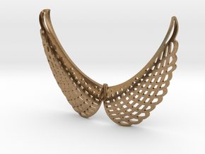 Collar Necklace (Mesh Edition) in Natural Brass