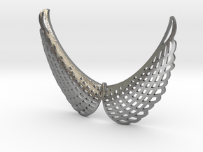 Collar Necklace (Mesh Edition) in Natural Silver