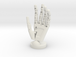 Cyborg open hand small in White Natural Versatile Plastic