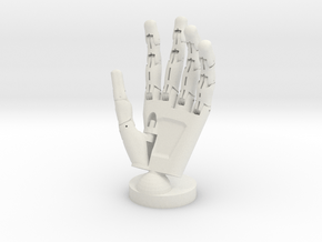 Cyborg open hand - Life Size in White Natural Versatile Plastic