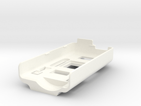 Mobius mounting base for FPV or front gimbal Ver.  in White Processed Versatile Plastic