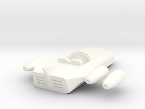Speeder-15mm in White Processed Versatile Plastic