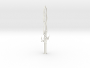 Obelisk Sword in White Natural Versatile Plastic