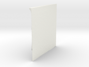 TopOpt Stiffened Quarter Panel 180-180-9-28 in White Natural Versatile Plastic