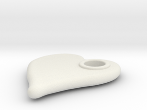 Merged Skin Cylinder3D2 deci in White Natural Versatile Plastic