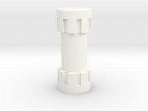 1/18 Isotope Canister in White Processed Versatile Plastic