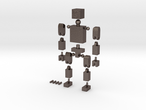 BlockGuy in Polished Bronzed Silver Steel