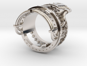 Steampower Ring V3 in Platinum