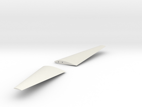X305 Aircraft - Wings in White Natural Versatile Plastic
