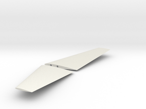 X305 Aircraft - Horizontal Tail in White Natural Versatile Plastic