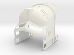 1-12 EMD Locomotive BullDog Nose in White Natural Versatile Plastic