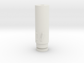 drip tip1 in White Natural Versatile Plastic