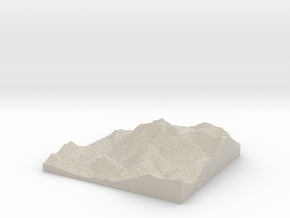 Model of Buttermere in Natural Sandstone