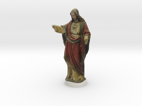Jezus Christ miniature 10cm in Full Color Sandstone