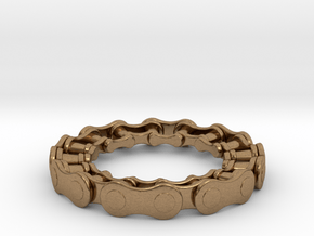 RS CHAIN RING SIZE 6 in Natural Brass