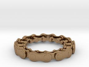 RS CHAIN RING SIZE 8 in Natural Brass