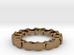 RS CHAIN RING SIZE 6.5 in Natural Brass
