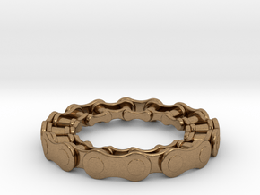 RS CHAIN RING SIZE 9 5 in Natural Brass