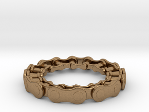 RS CHAIN RING SIZE 7.5 in Natural Brass