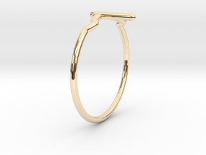 Heartbeat Ring in 14K Yellow Gold