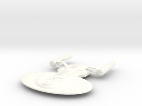 USS Truxton (Science and Transport Vessel) in White Processed Versatile Plastic