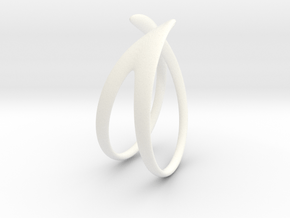 Petite infinity loop in White Processed Versatile Plastic
