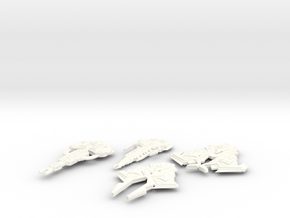 Blouudy Cardie Fleet in White Processed Versatile Plastic