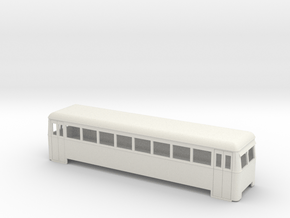 009 cheap and easy long bogie railbus  in White Natural Versatile Plastic