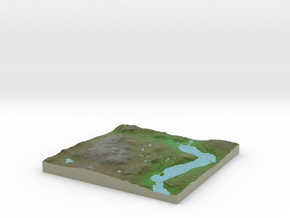 Terrafab generated model Mon Apr 07 2014 22:13:29  in Full Color Sandstone