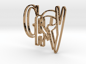 GARY (4cm) in Polished Brass