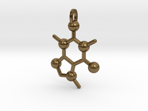 Coffee Molecule in Natural Bronze