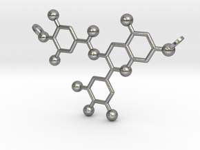 Green Tea Molecule in Natural Silver