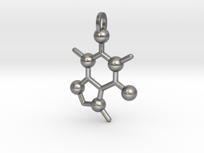 Coffee Molecule in Natural Silver