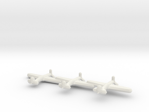 Macchi C.205 Veltro (Triplet) 1:900 in White Natural Versatile Plastic