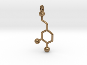 Dopamine Molecule in Natural Brass