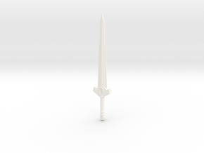 Sword of the first born V2 (without gem) in White Processed Versatile Plastic