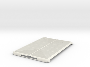 iPad Mini Lines Case in White Natural Versatile Plastic