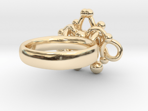 Sbosos 001 (7 cm inner ring) in 14K Yellow Gold