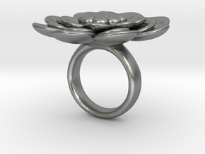 Sbosos 003 (6 cm inner ring) in Natural Silver