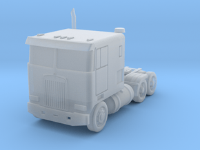 Kenworth Cabover Semi Truck - Zscale in Tan Fine Detail Plastic