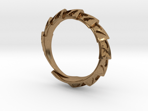 Game of Thrones Dragon Ring in Natural Brass