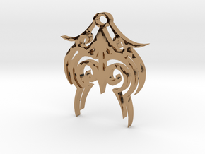 Tytrian WhiteHawk Trial Necklace 3 in Polished Brass