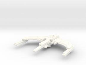 Allorax Class Romulan Cruiser in White Processed Versatile Plastic