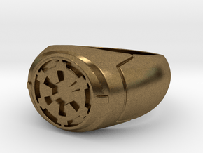Imperial Signet Ring in Natural Bronze