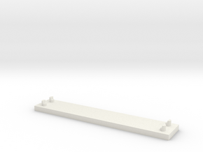 JOINER, DOUBLE TRACK in White Natural Versatile Plastic