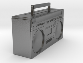 BOOMBOX in Natural Silver