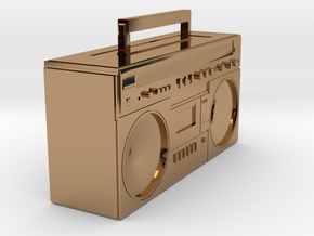 BOOMBOX in Polished Brass